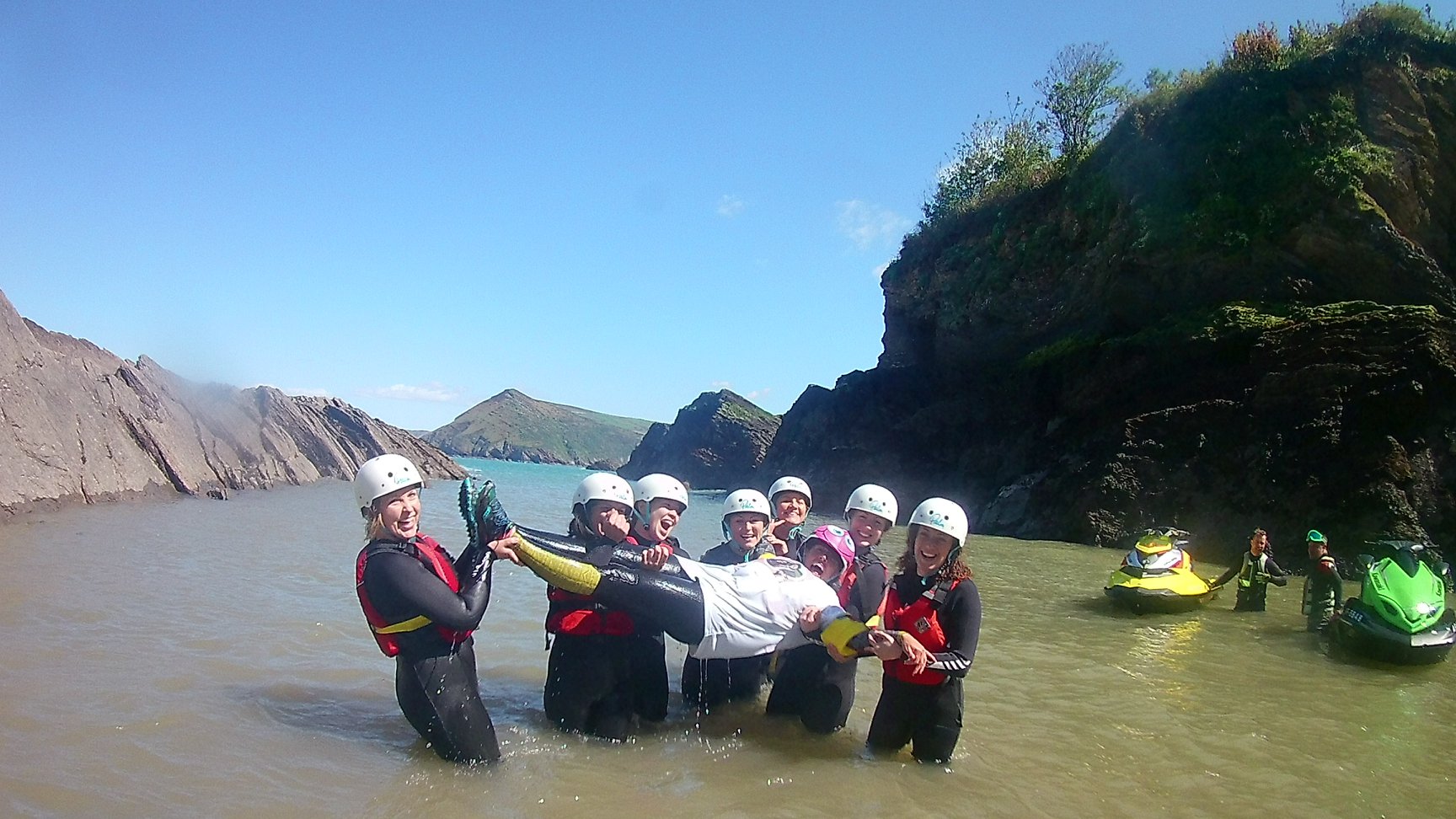girls day out, watersports, ilfracombe, woolacombe, hen party, 