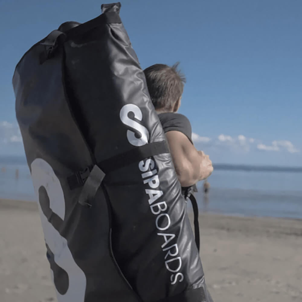 Sipa-electric stand up paddle board in a bag
