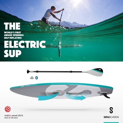diagrma of the Sipa-electric stand up paddle board