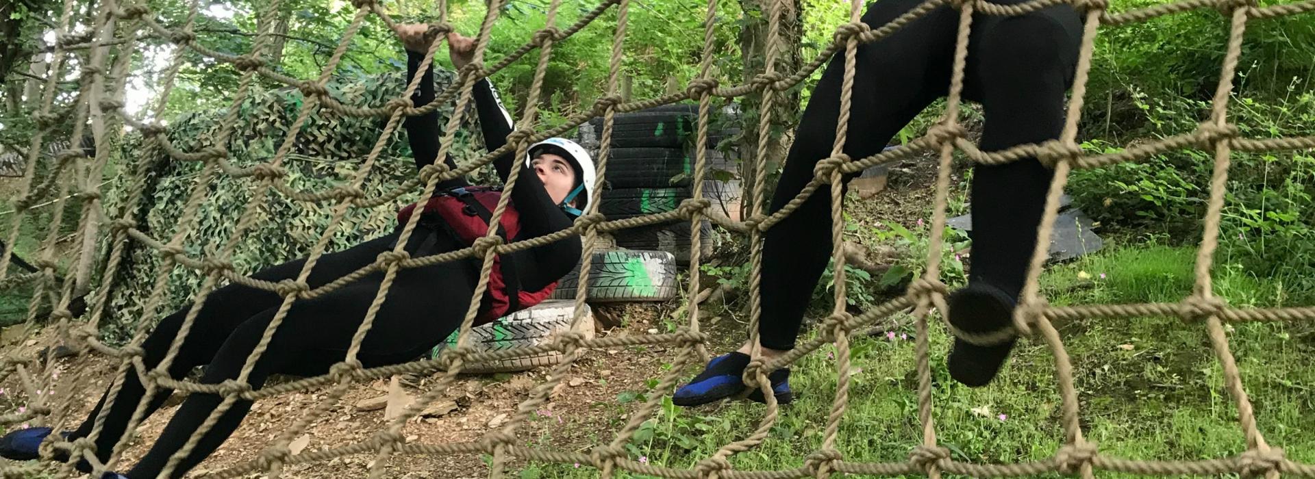 Escape mission - including an assault course and an escape room
