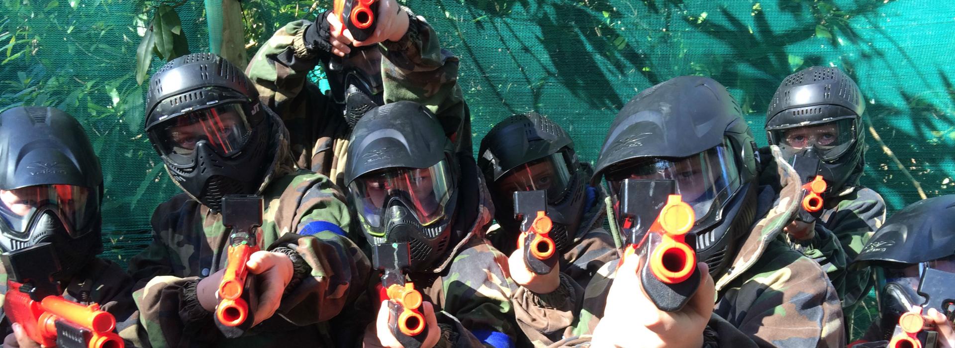 splatgun paintball north devon and somerset family activity
