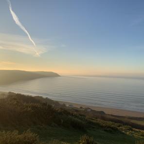 putsborough, north devon, aonb, 2 minute beach clean, beach clean