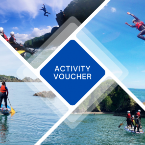 activity voucher, experience, gift voucher, gifts for him, gifts for her, coasteering voucher, paddleboarding voucher, paddleboarding near me