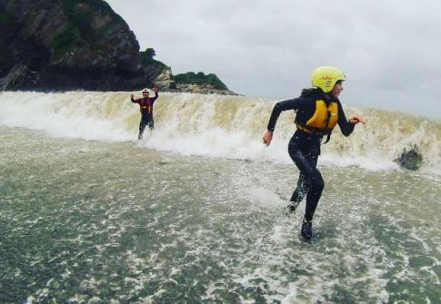 things to do near me, adrenaline activities, watersports devon, coasteering devon, family activities devon, private coasteering devon