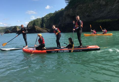 paddle board hire, paddle boarding near me, paddle boarding north devon, family fun north devon, family holiday