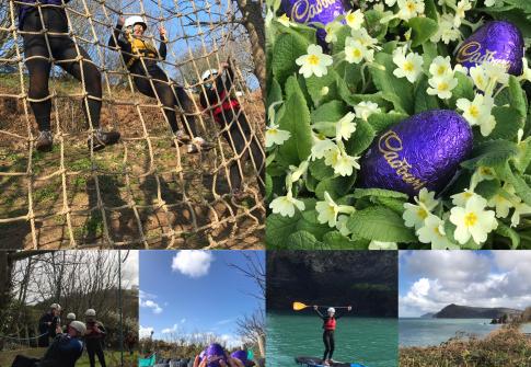 Easter adventure Hunt Cadbury Easter eggs stand up paddleboard watersports 