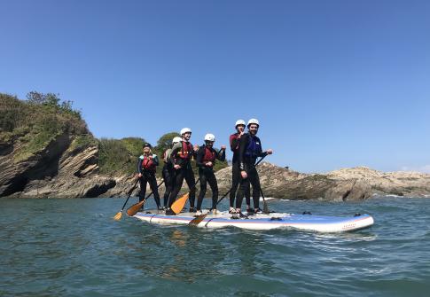 giant party sup for group activities in North Devon