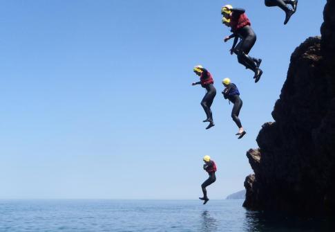 coasteering experience north devon