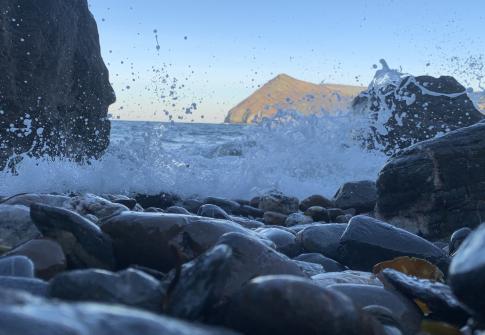 golden sands, broadsands, combe martin, sustainable devon, beach clean devon, 2minutebeachclean