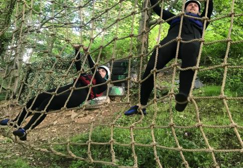 adventure challenge, adrenaline rush, adrenaline activities, rope climb, climbing, outdoors, North Devon near Croyde and Woolacombe